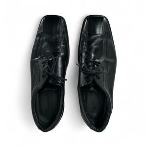 Elegant Black Leather Derby Shoes ✨ Great Condition!✨‎